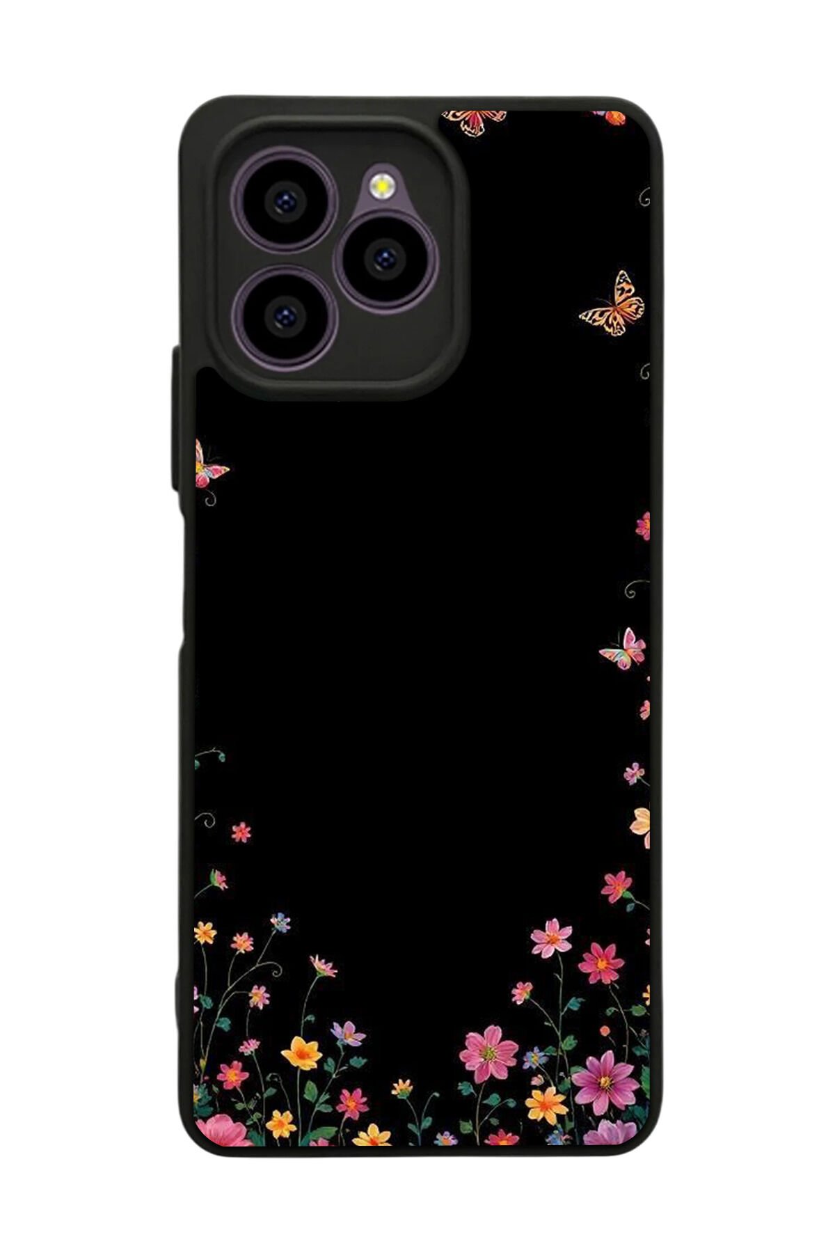 Omix X6 Uyumlu Floral Tasarımlı Glossy Premium Kılıf