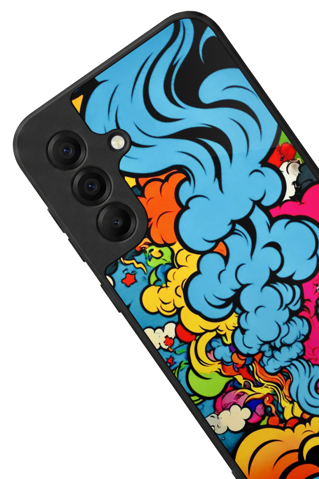 Samsung Galaxy A17 Uyumlu Abstract Tasarımlı Glossy Premium Kılıf