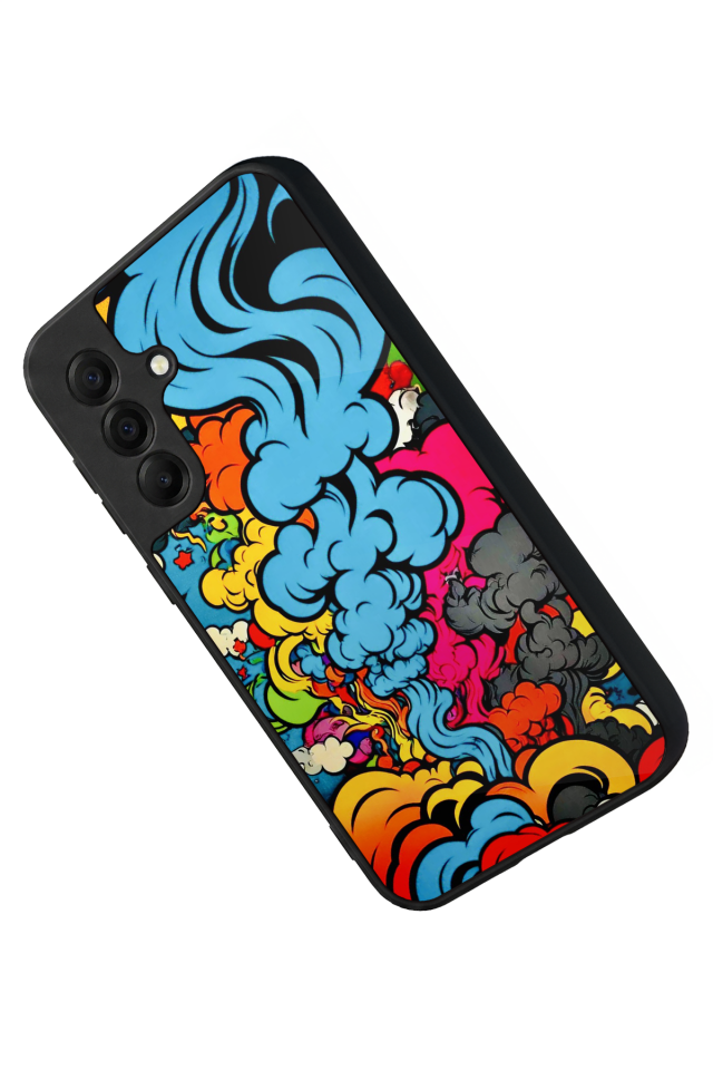 Samsung Galaxy A17 Uyumlu Abstract Tasarımlı Glossy Premium Kılıf