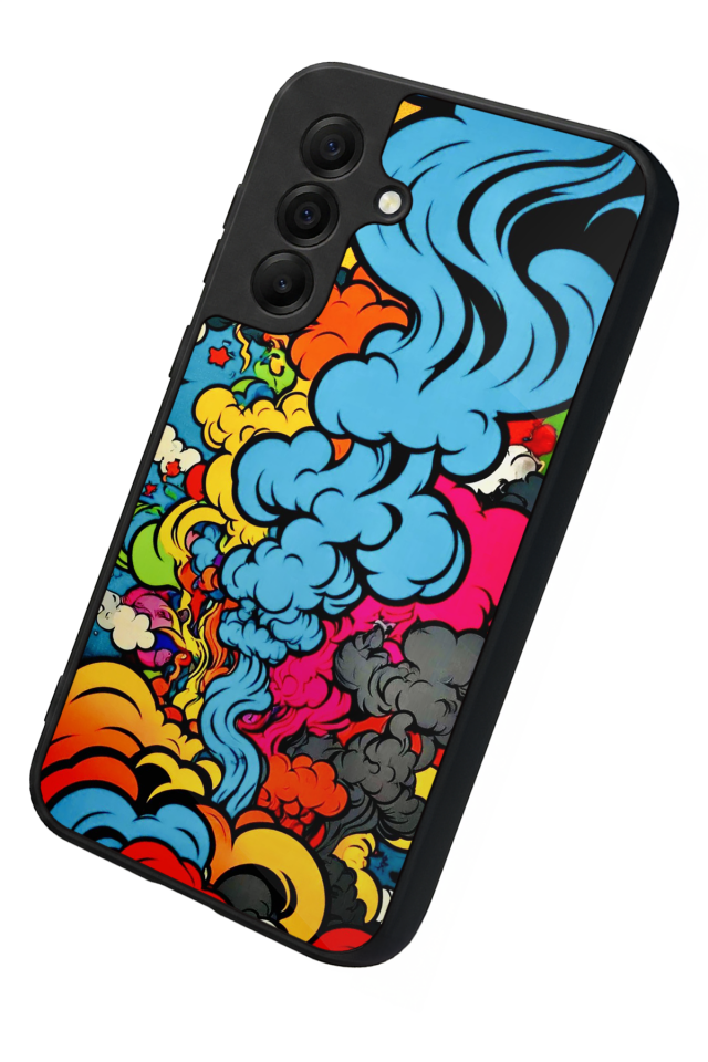 Samsung Galaxy A17 Uyumlu Abstract Tasarımlı Glossy Premium Kılıf