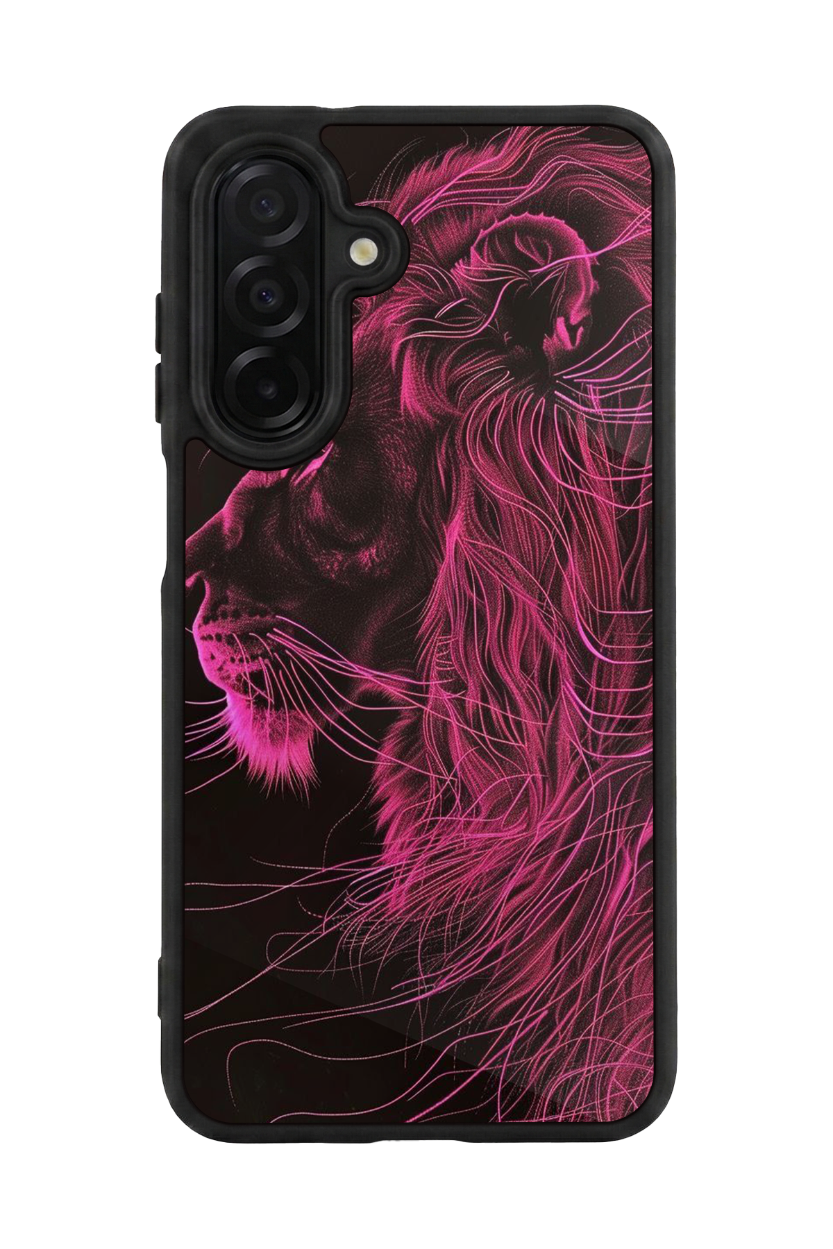 Samsung Galaxy A36 Uyumlu Aslan Tasarımlı Glossy Premium Kılıf