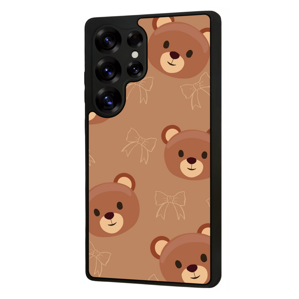 Samsung Galaxy S25 Ultra Uyumlu Ayı Tasarımlı Glossy Premium Kılıf