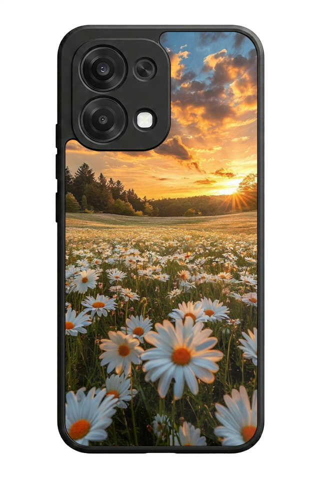 Oppo A6 Pro Uyumlu Cicek Tasarımlı Glossy Premium Kılıf