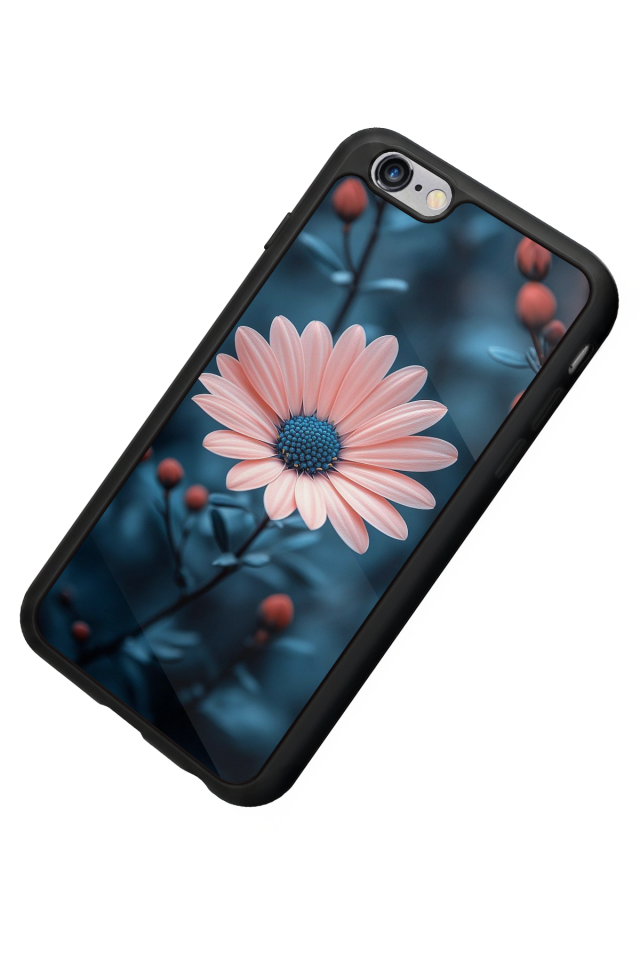 iPhone 6 Plus Uyumlu Cicek Tasarımlı Glossy Premium Kılıf