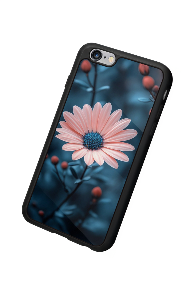 iPhone 6 Plus Uyumlu Cicek Tasarımlı Glossy Premium Kılıf