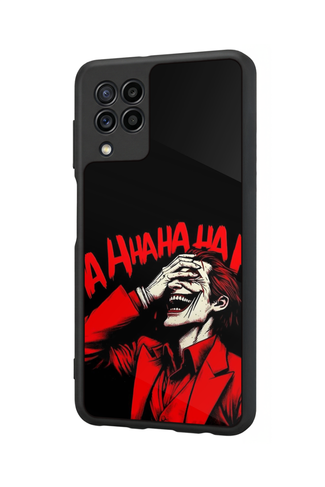 Samsung Galaxy M22 Uyumlu Joker Tasarımlı Glossy Premium Kılıf