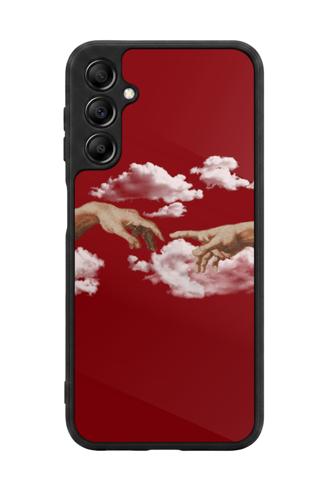 Samsung Galaxy A14 Uyumlu Kirmizi Tasarımlı Glossy Premium Kılıf