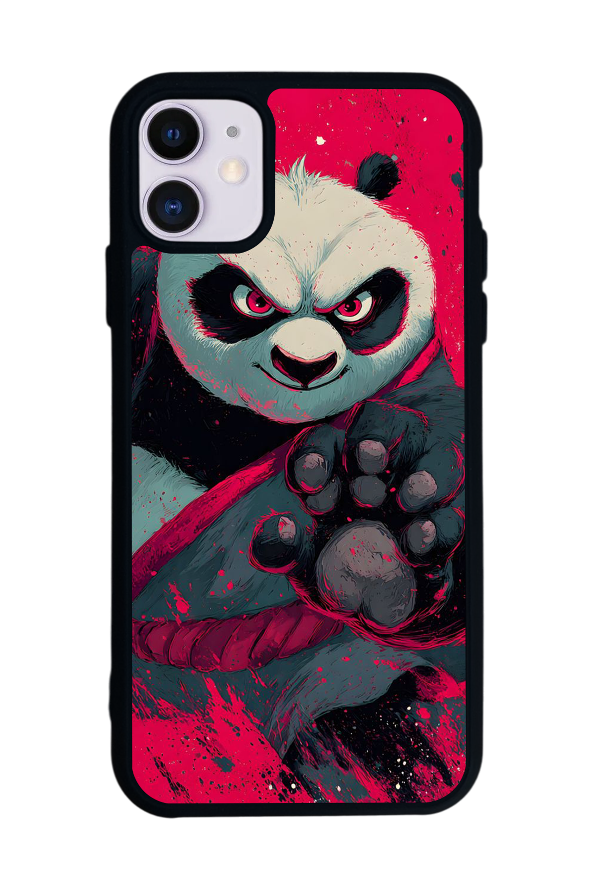iPhone 11 Uyumlu Kung Fu Panda Tasarımlı Glossy Premium Kılıf