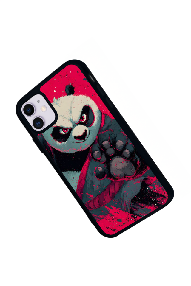 iPhone 11 Uyumlu Kung Fu Panda Tasarımlı Glossy Premium Kılıf