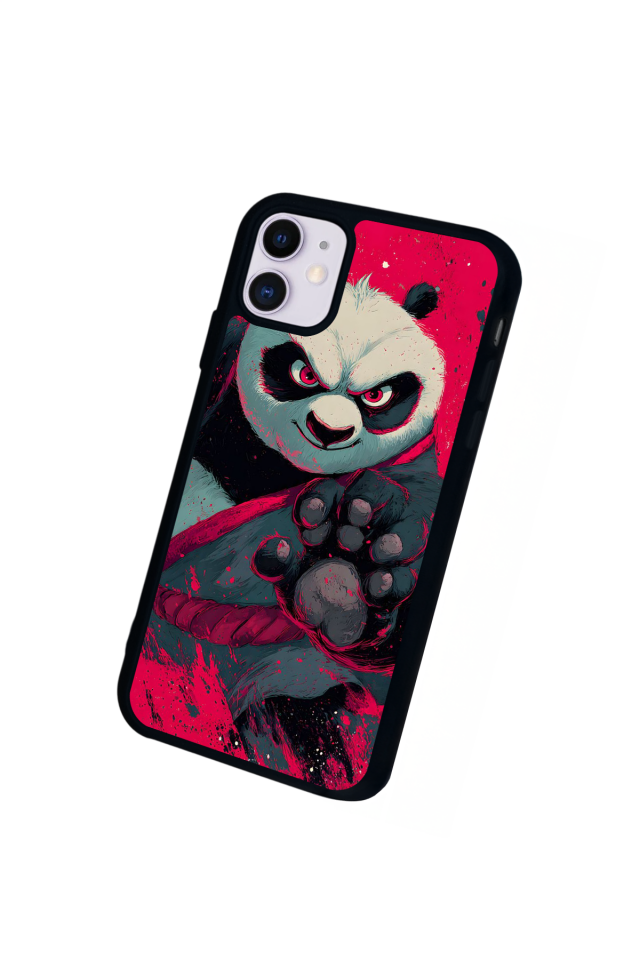iPhone 11 Uyumlu Kung Fu Panda Tasarımlı Glossy Premium Kılıf