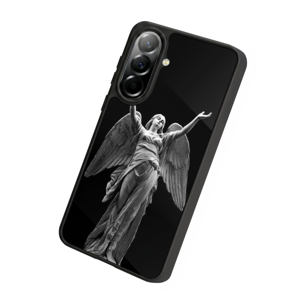 Samsung Galaxy A57 Uyumlu Melek Tasarımlı Glossy Premium Kılıf