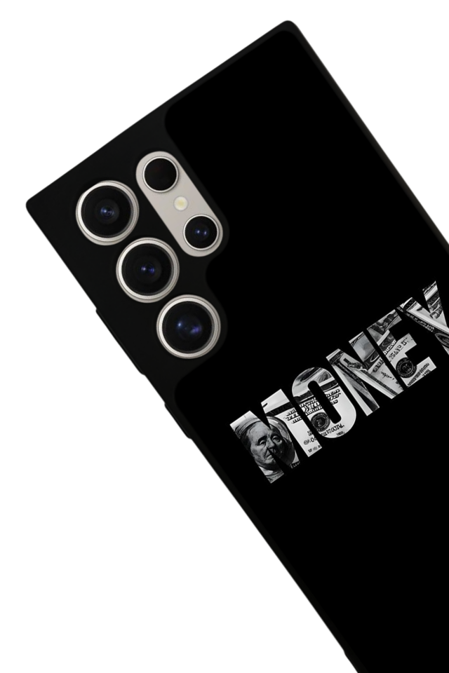 Samsung Galaxy S22 Ultra Uyumlu Money Para Tasarımlı Glossy Premium Kılıf