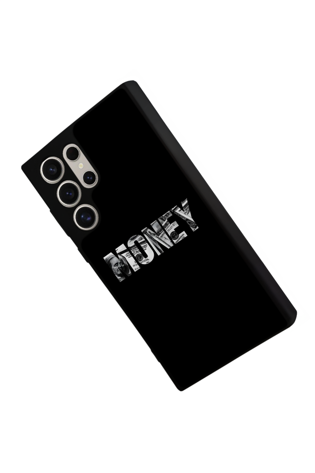 Samsung Galaxy S22 Ultra Uyumlu Money Para Tasarımlı Glossy Premium Kılıf