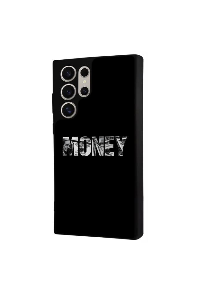 Samsung Galaxy S22 Ultra Uyumlu Money Para Tasarımlı Glossy Premium Kılıf