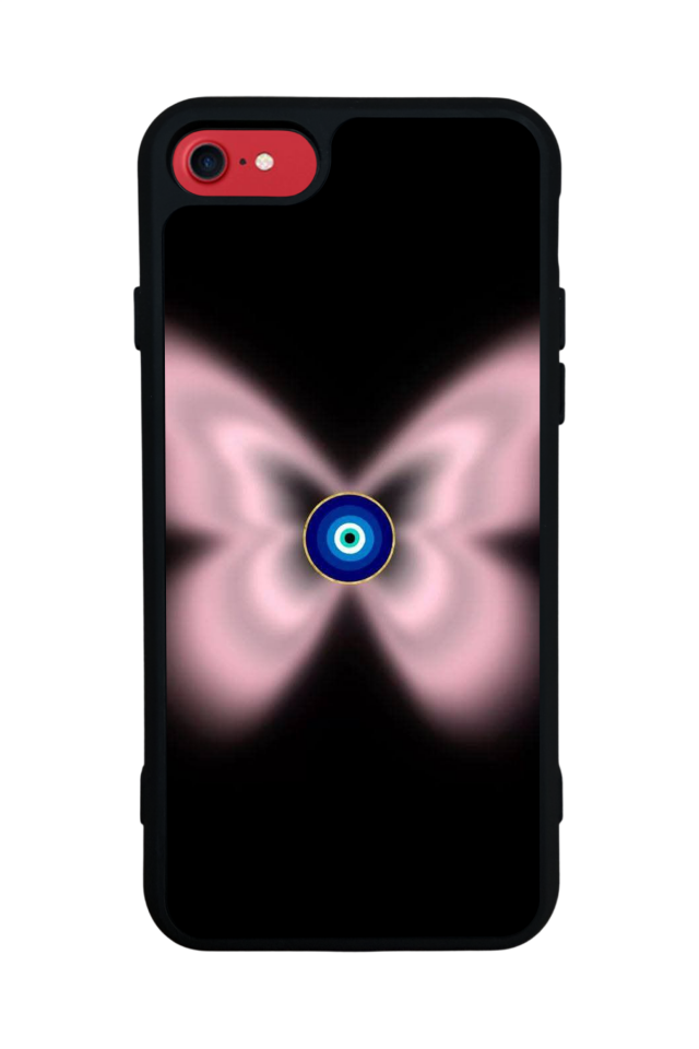 iPhone SE Uyumlu Nazar Tasarımlı Glossy Premium Kılıf