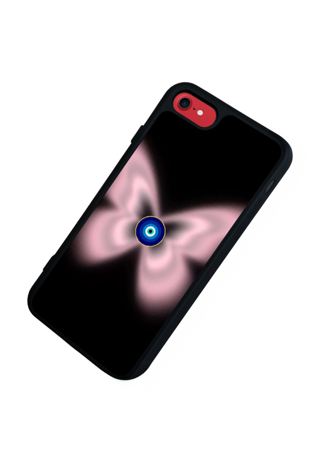 iPhone SE Uyumlu Nazar Tasarımlı Glossy Premium Kılıf