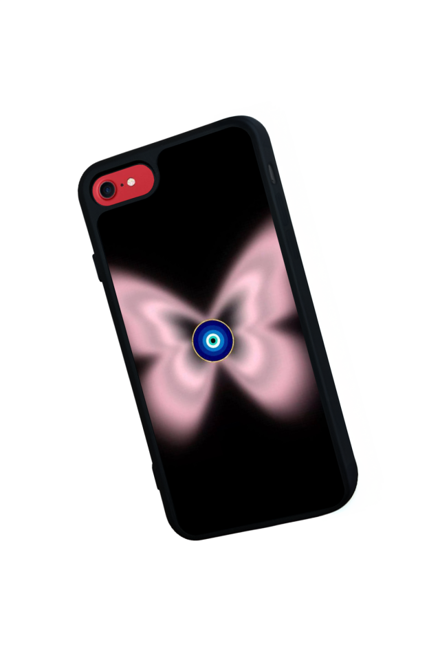 iPhone SE Uyumlu Nazar Tasarımlı Glossy Premium Kılıf