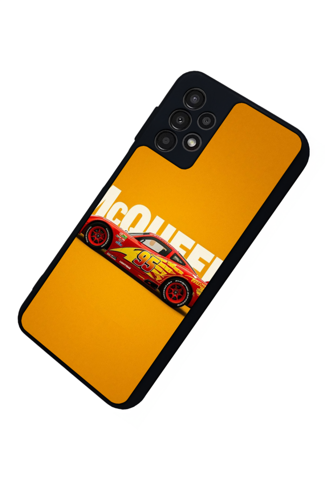 Samsung Galaxy A23 Uyumlu Şimsek McQueen Tasarımlı Glossy Premium Kılıf
