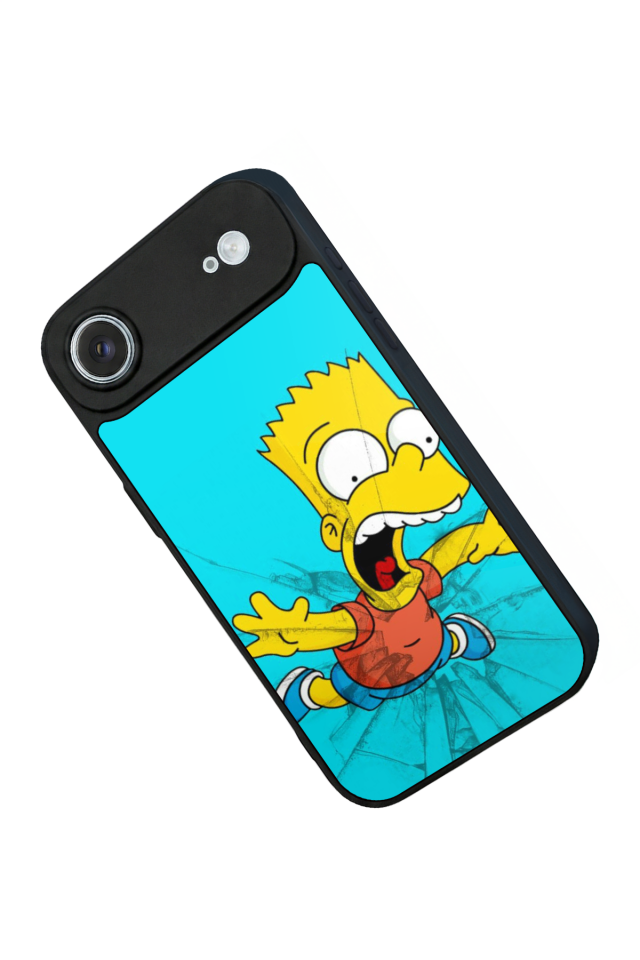 iPhone 17 Air Uyumlu The Simpsons Tasarımlı Glossy Premium Kılıf