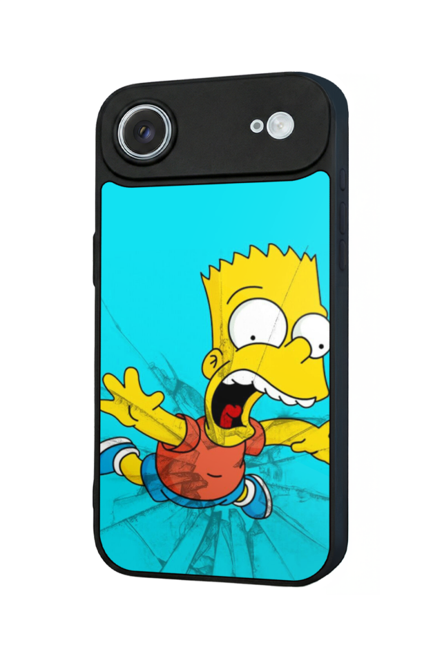 iPhone 17 Air Uyumlu The Simpsons Tasarımlı Glossy Premium Kılıf