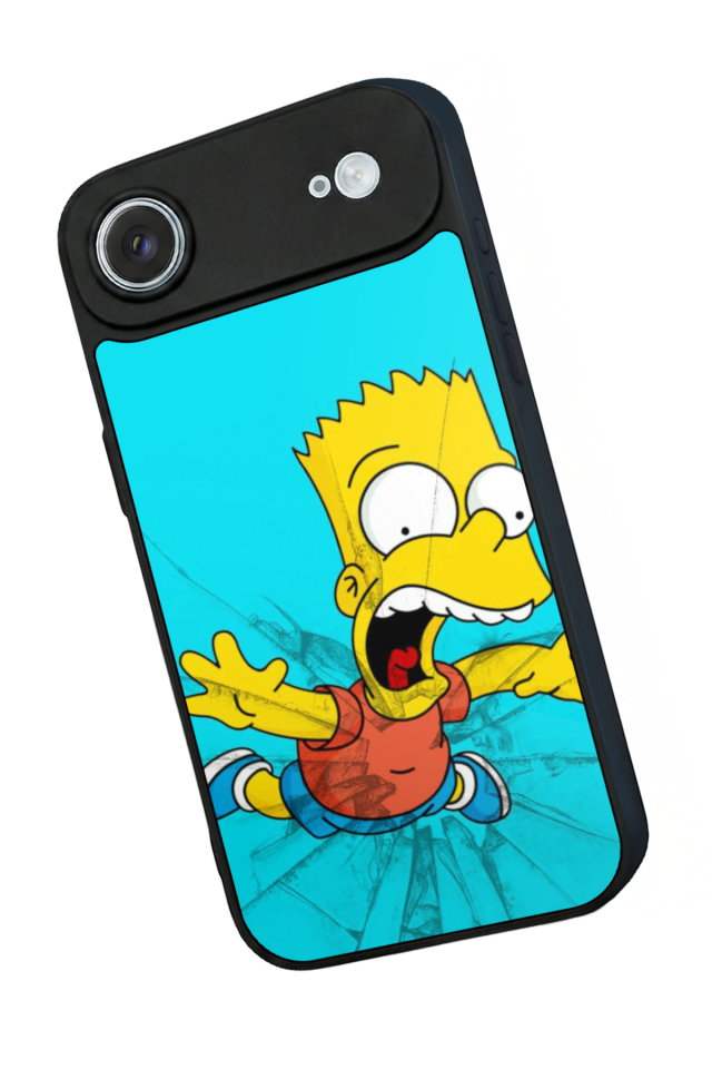 iPhone 17 Air Uyumlu The Simpsons Tasarımlı Glossy Premium Kılıf