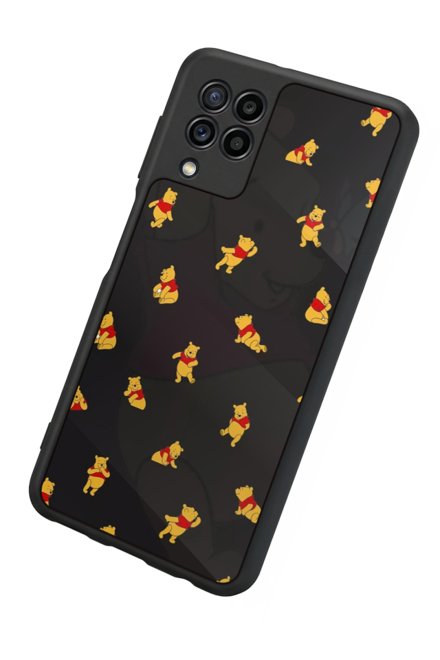 Samsung Galaxy M32 Uyumlu Winnie Tasarımlı Glossy Premium Kılıf