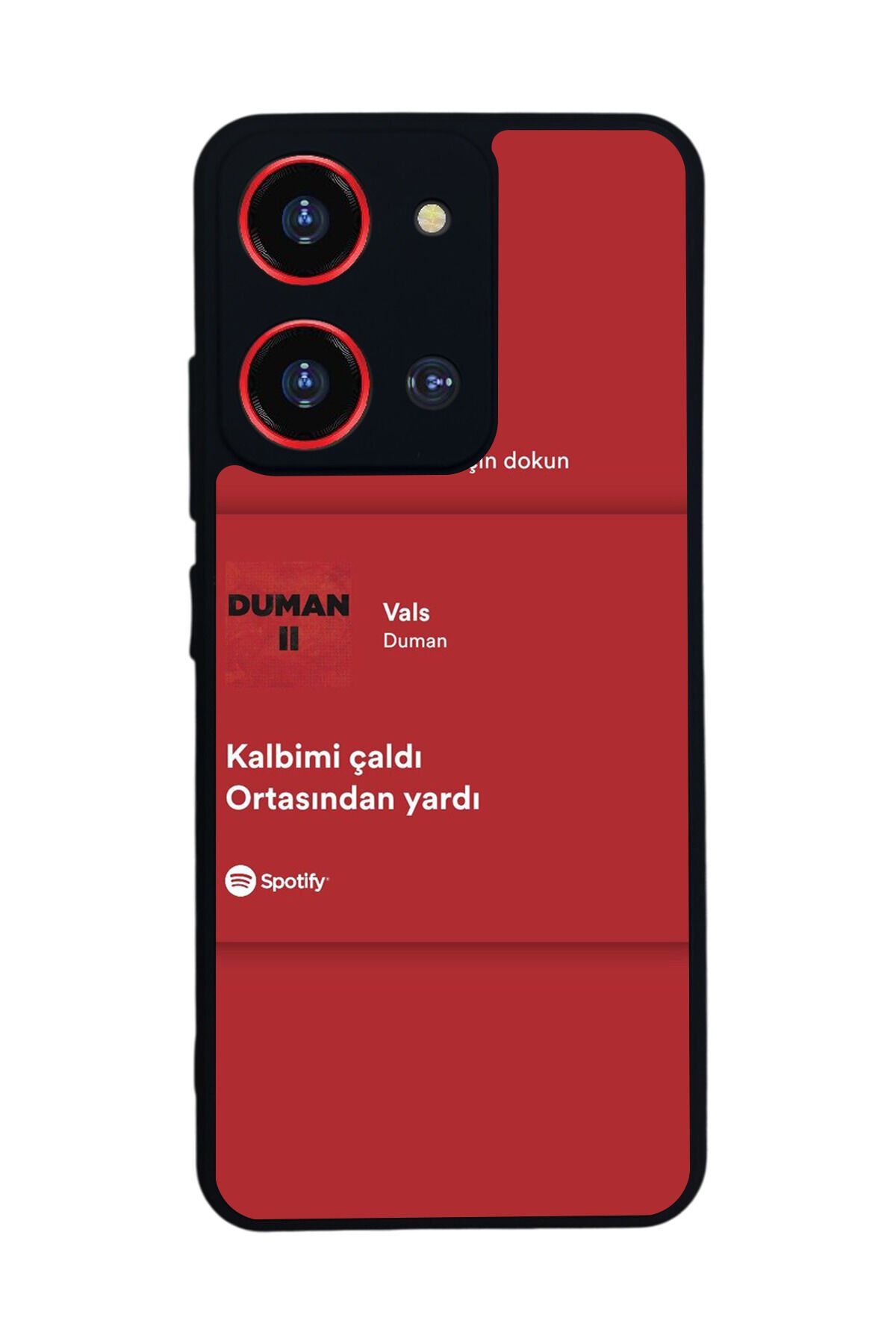 Reeder S19 Max Pro S 108MP Uyumlu Sarki Sozleri Tasarımlı Glossy Premium Kılıf