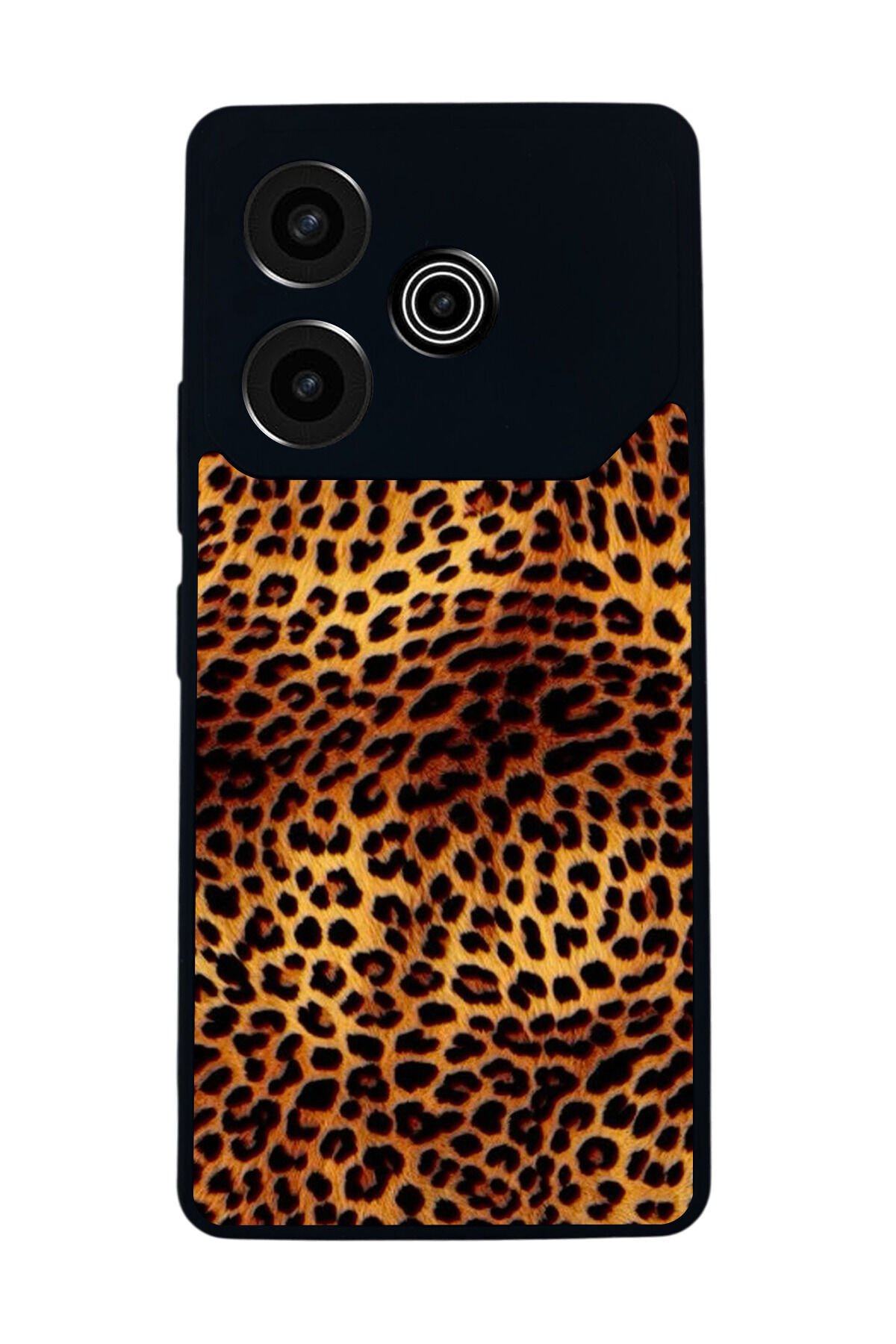 Tecno Pova 6 Uyumlu Leopar Tasarımlı Glossy Premium Kılıf