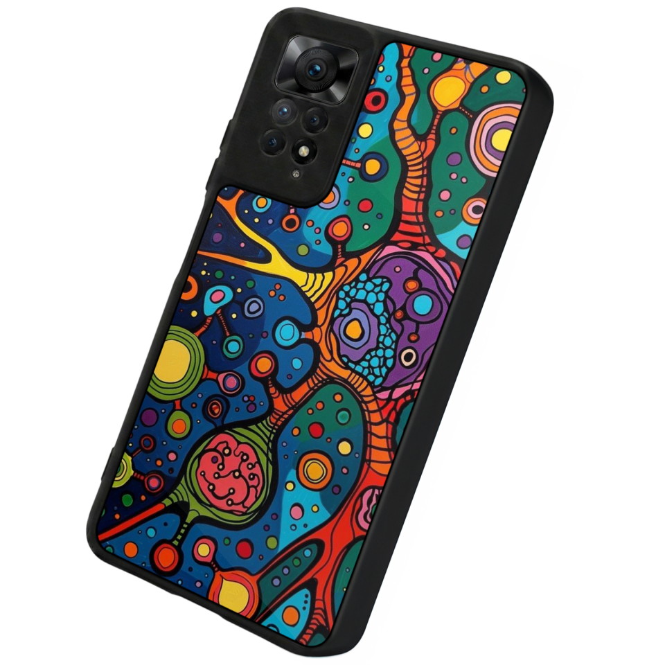 Xiaomi Redmi Note 11 Pro Uyumlu Floral Tasarımlı Glossy Premium Kılıf