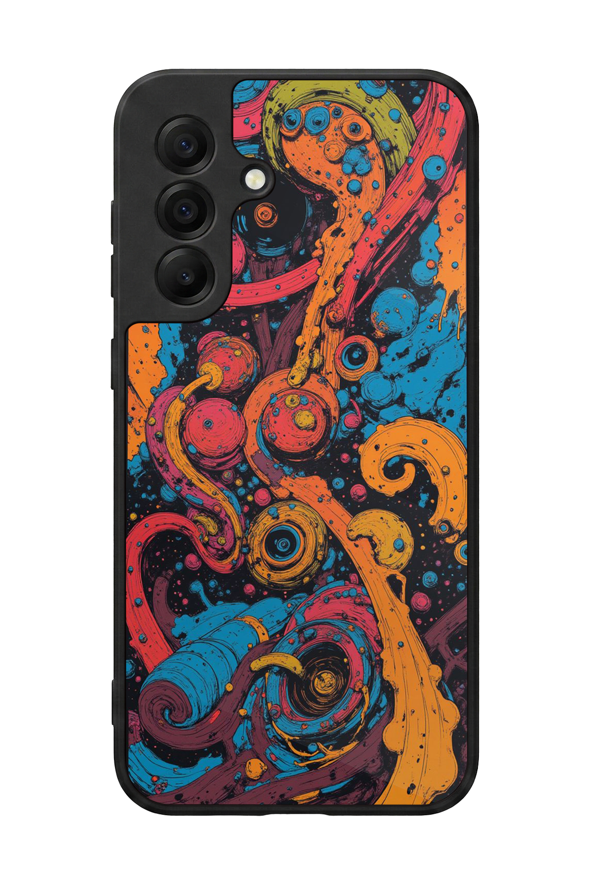 Samsung Galaxy A17 Uyumlu Abstract Tasarımlı Glossy Premium Kılıf