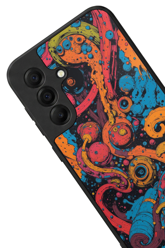 Samsung Galaxy A17 Uyumlu Abstract Tasarımlı Glossy Premium Kılıf