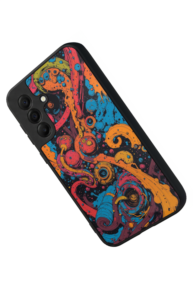 Samsung Galaxy A17 Uyumlu Abstract Tasarımlı Glossy Premium Kılıf