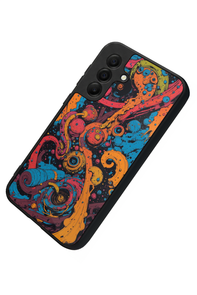 Samsung Galaxy A17 Uyumlu Abstract Tasarımlı Glossy Premium Kılıf