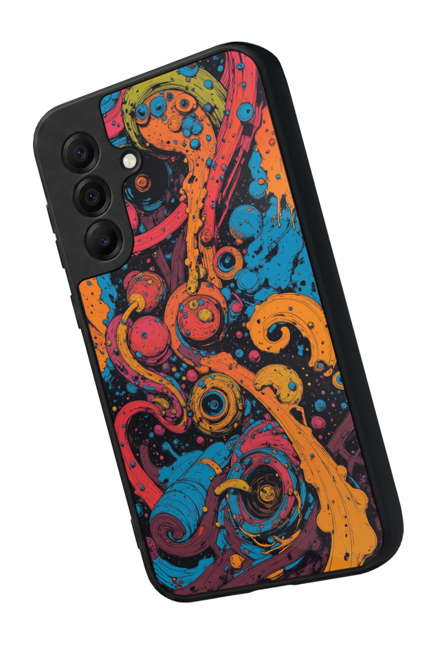 Samsung Galaxy A17 Uyumlu Abstract Tasarımlı Glossy Premium Kılıf