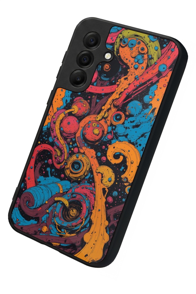 Samsung Galaxy A17 Uyumlu Abstract Tasarımlı Glossy Premium Kılıf
