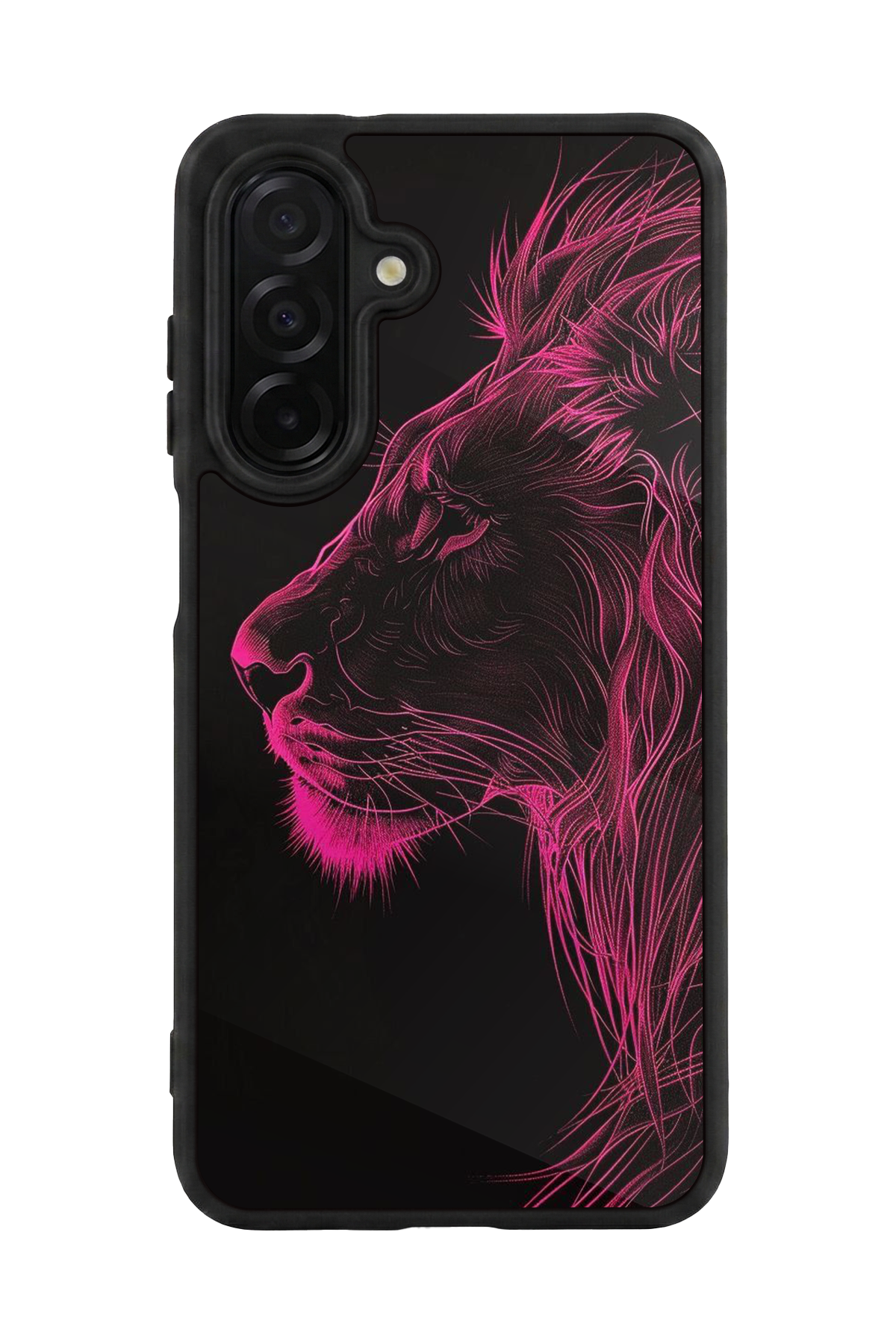 Samsung Galaxy A36 Uyumlu Aslan Tasarımlı Glossy Premium Kılıf