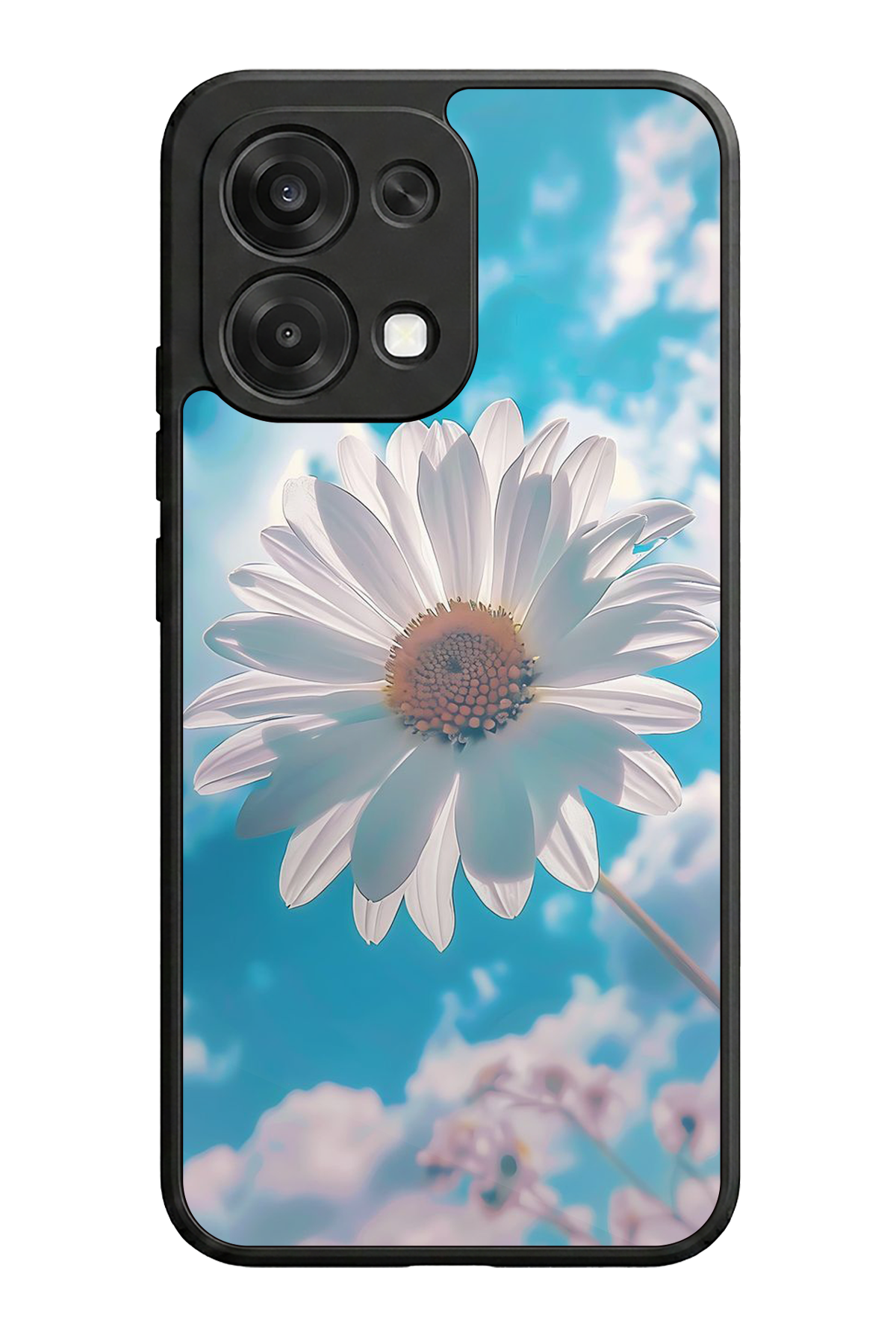 Oppo A6 Pro Uyumlu Cicek Tasarımlı Glossy Premium Kılıf