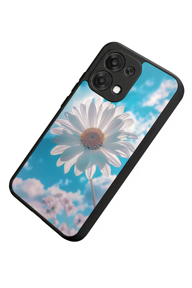 Oppo A6 Pro Uyumlu Cicek Tasarımlı Glossy Premium Kılıf