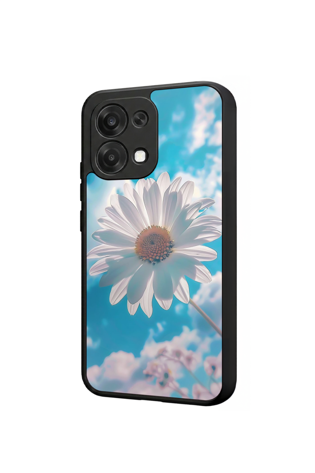 Oppo A6 Pro Uyumlu Cicek Tasarımlı Glossy Premium Kılıf