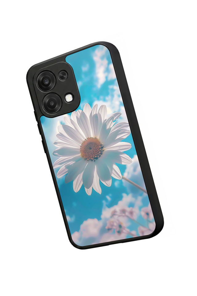 Oppo A6 Pro Uyumlu Cicek Tasarımlı Glossy Premium Kılıf