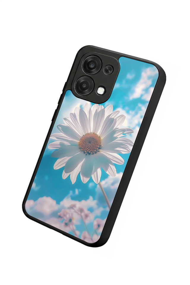Oppo A6 Pro Uyumlu Cicek Tasarımlı Glossy Premium Kılıf