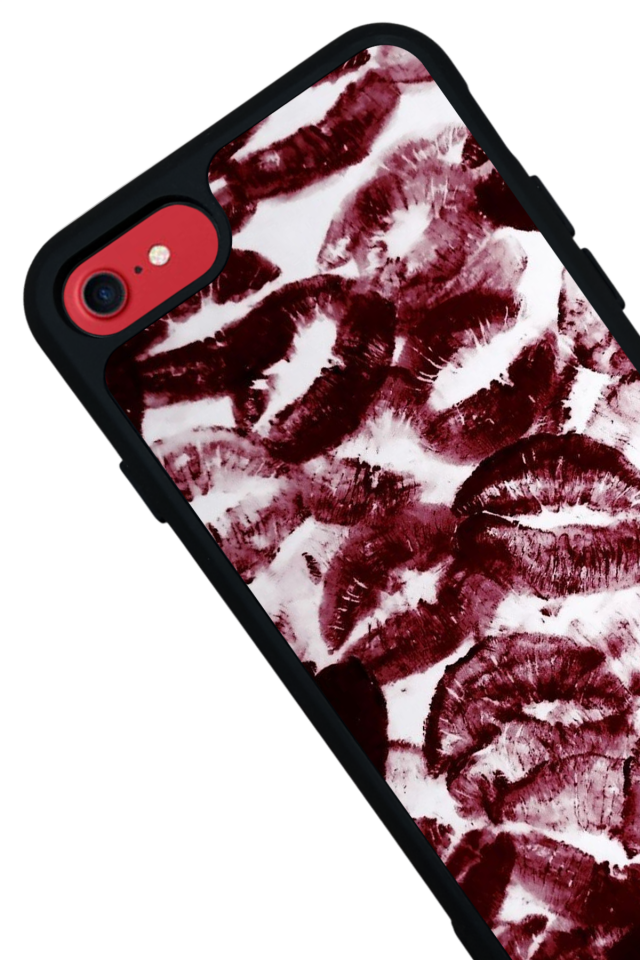 iPhone 7 Uyumlu Dudak Tasarımlı Glossy Premium Kılıf