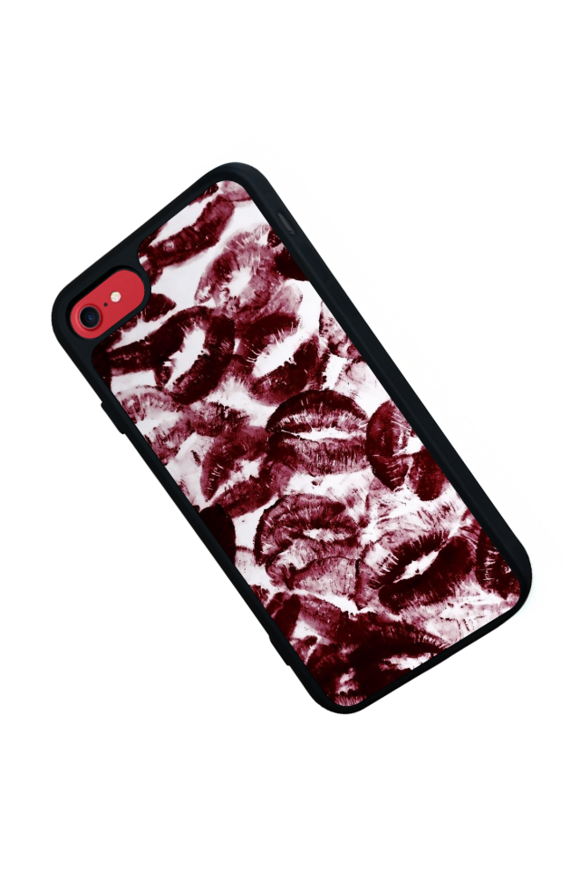 iPhone 7 Uyumlu Dudak Tasarımlı Glossy Premium Kılıf