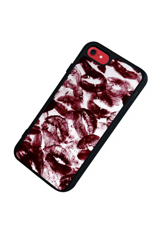 iPhone 7 Uyumlu Dudak Tasarımlı Glossy Premium Kılıf