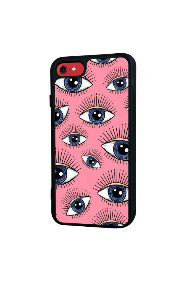 iPhone 8 Uyumlu Göz Tasarımlı Glossy Premium Kılıf