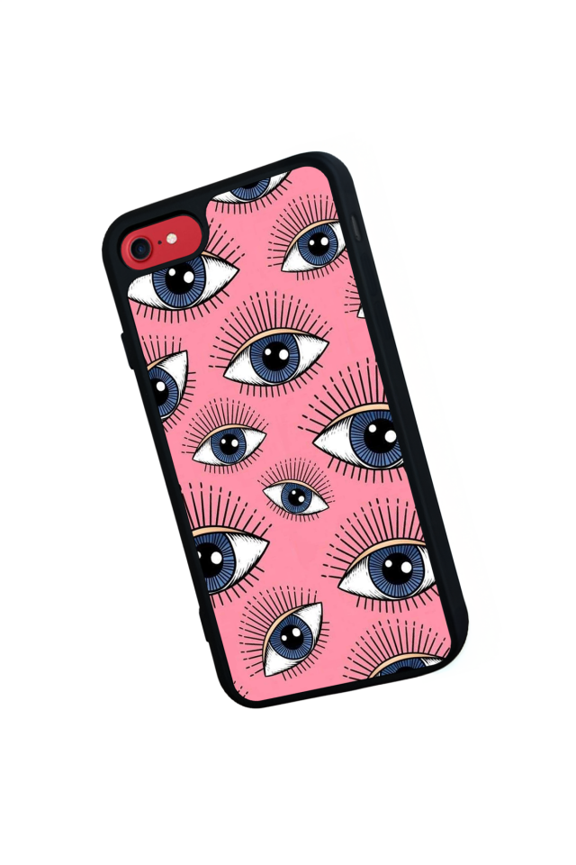 iPhone 8 Uyumlu Göz Tasarımlı Glossy Premium Kılıf