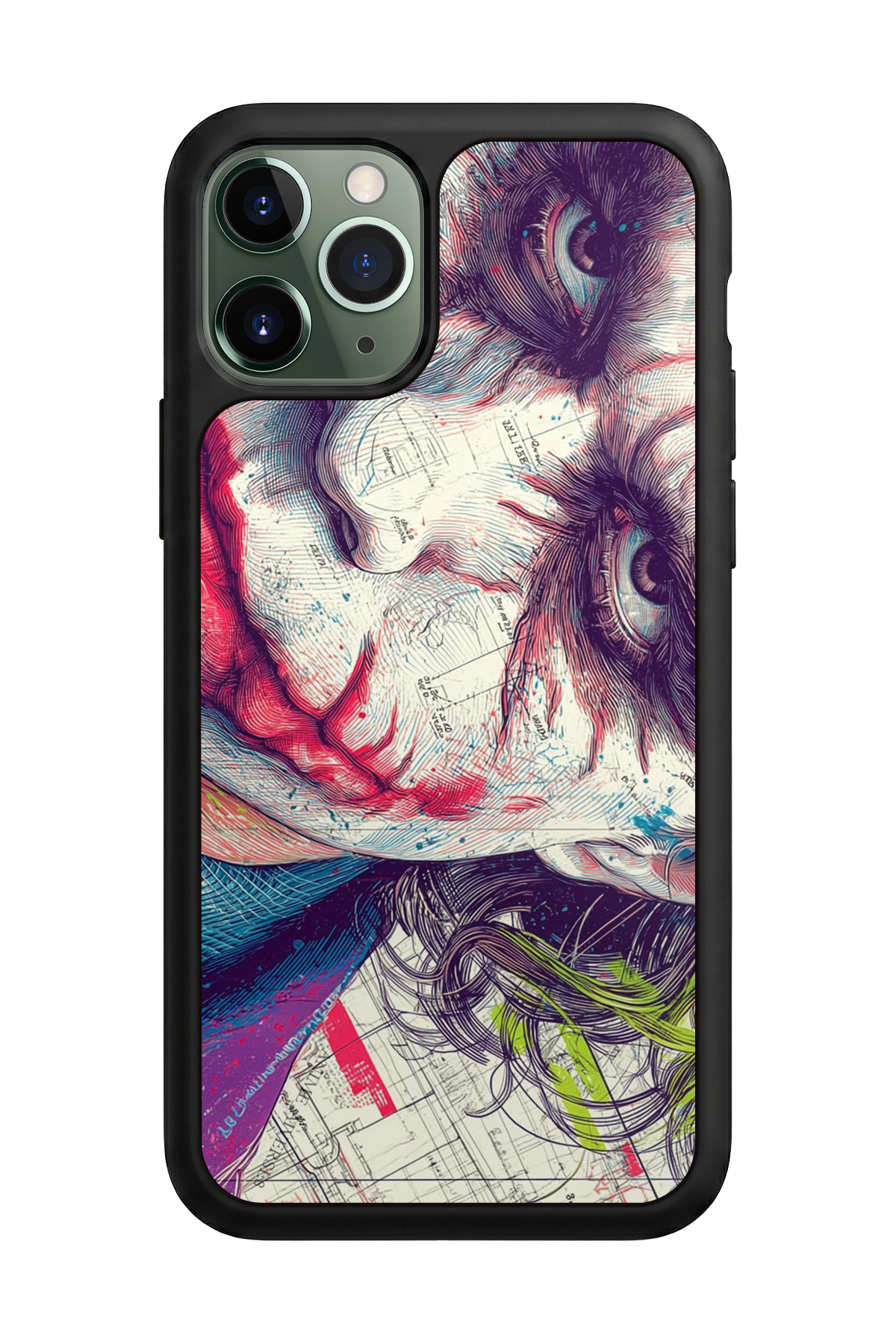 iPhone 11 Pro Uyumlu Joker Tasarımlı Glossy Premium Kılıf