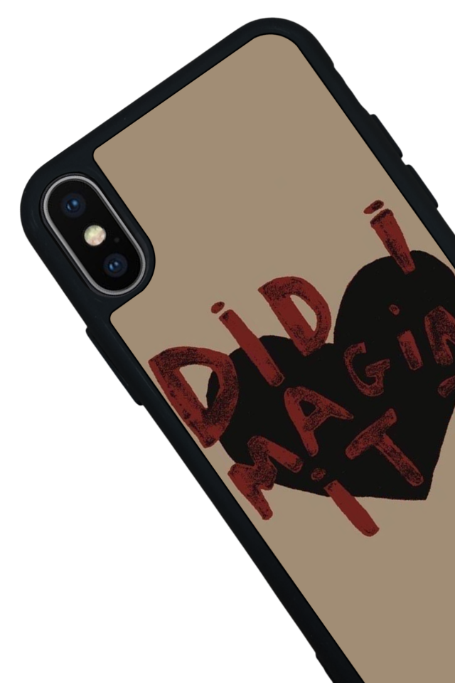 iPhone XS Max Uyumlu Kalp Love Tasarımlı Glossy Premium Kılıf