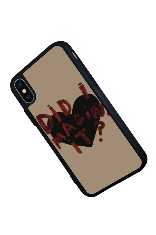 iPhone XS Max Uyumlu Kalp Love Tasarımlı Glossy Premium Kılıf