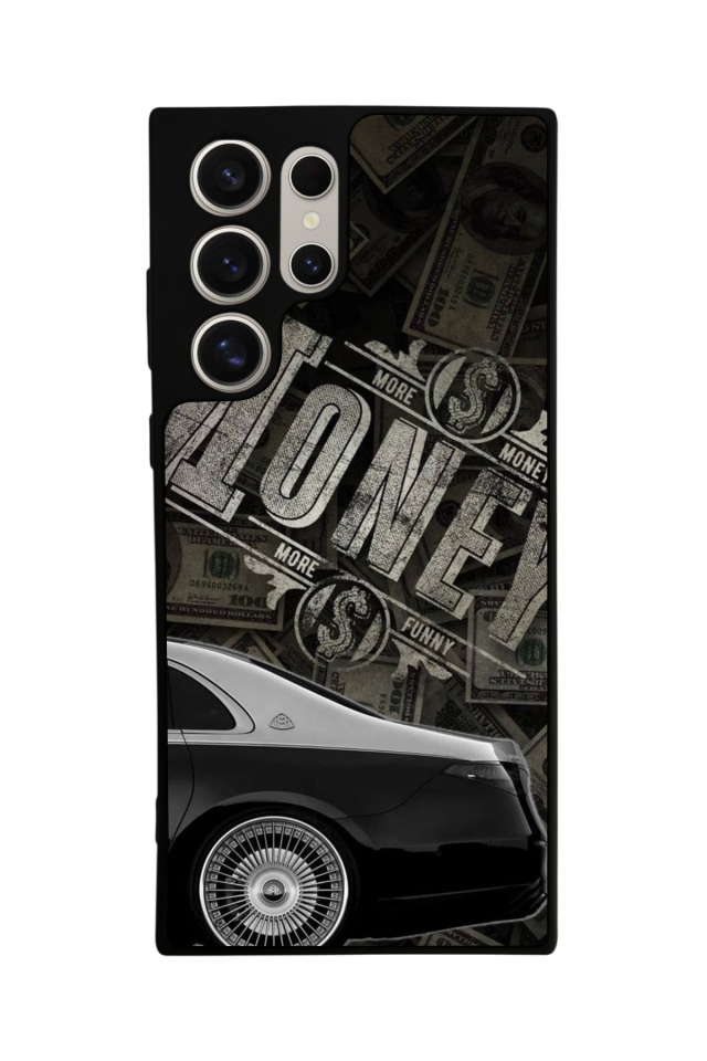 Samsung Galaxy S22 Ultra Uyumlu Money Para Tasarımlı Glossy Premium Kılıf